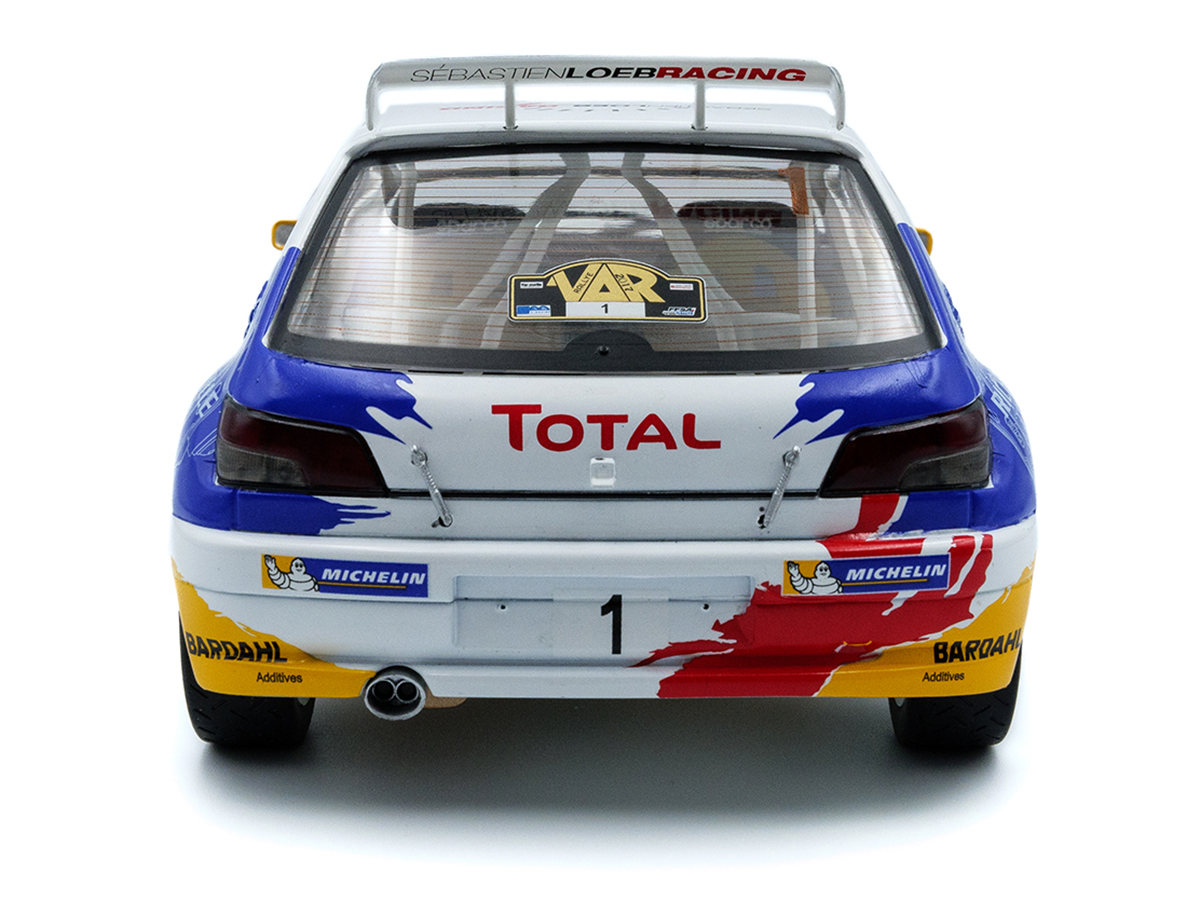 Peugeot 306 Maxi White S.Loeb / D.Elena Rally Du Var 2017 1:18