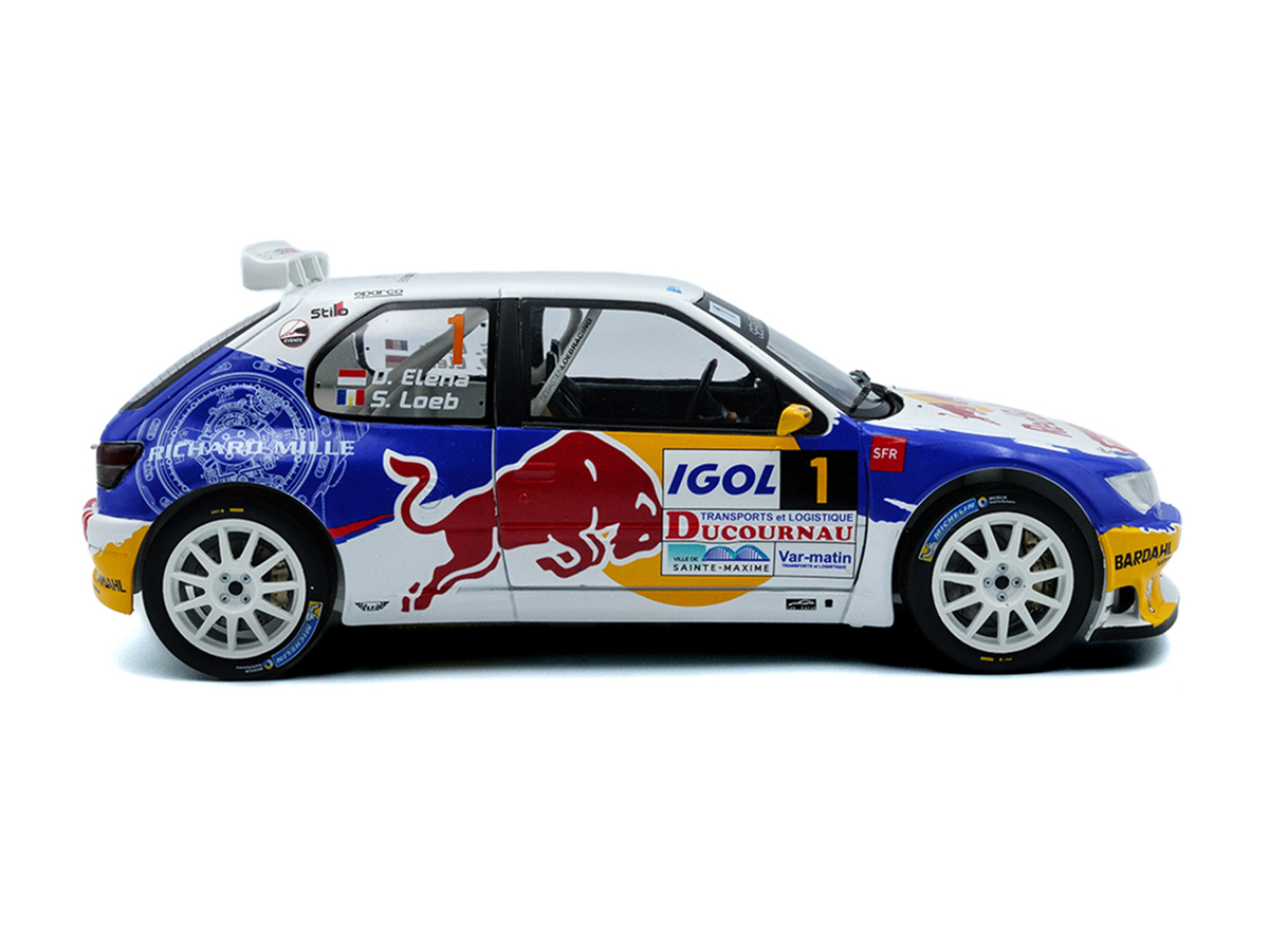 Peugeot 306 Maxi White S.Loeb / D.Elena Rally Du Var 2017 1:18