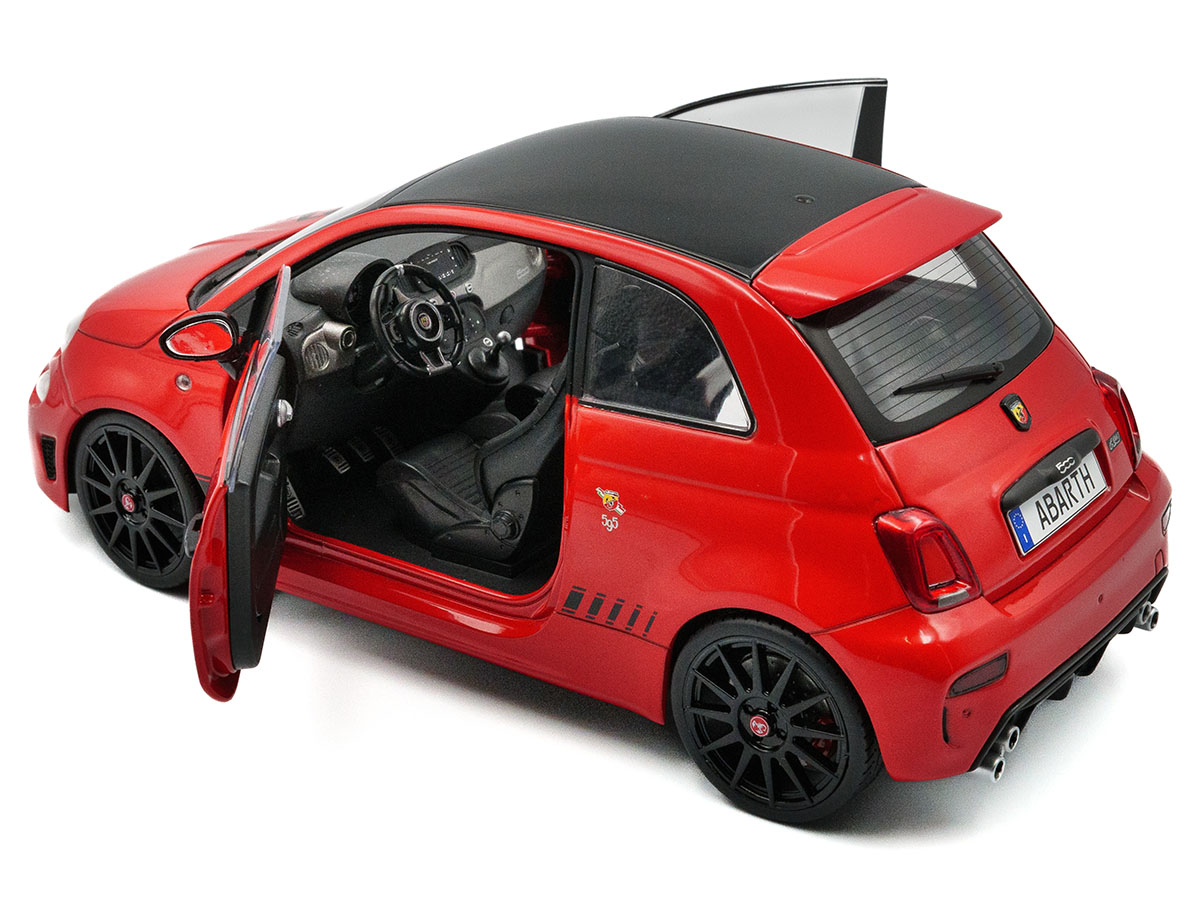 Miniature Voiture Collection 1:18 Fiat F595 Abarth Rosso Maranello 2022 - Solido