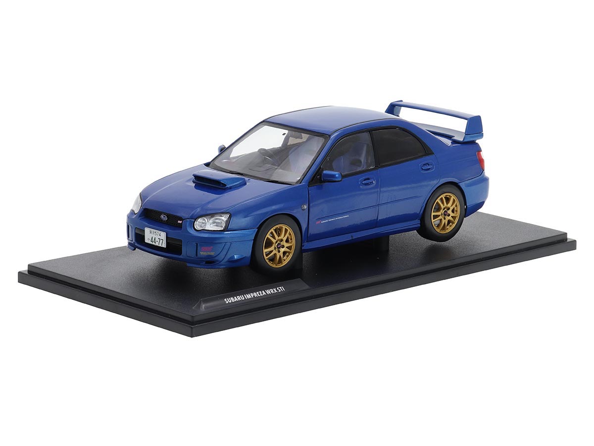 ミニカー AUTOart Subaru Impreza WRX STI 1/18 Subaru Impreza WRX STI 2003 1:18 Solido Azul - 19 anos! Loja on