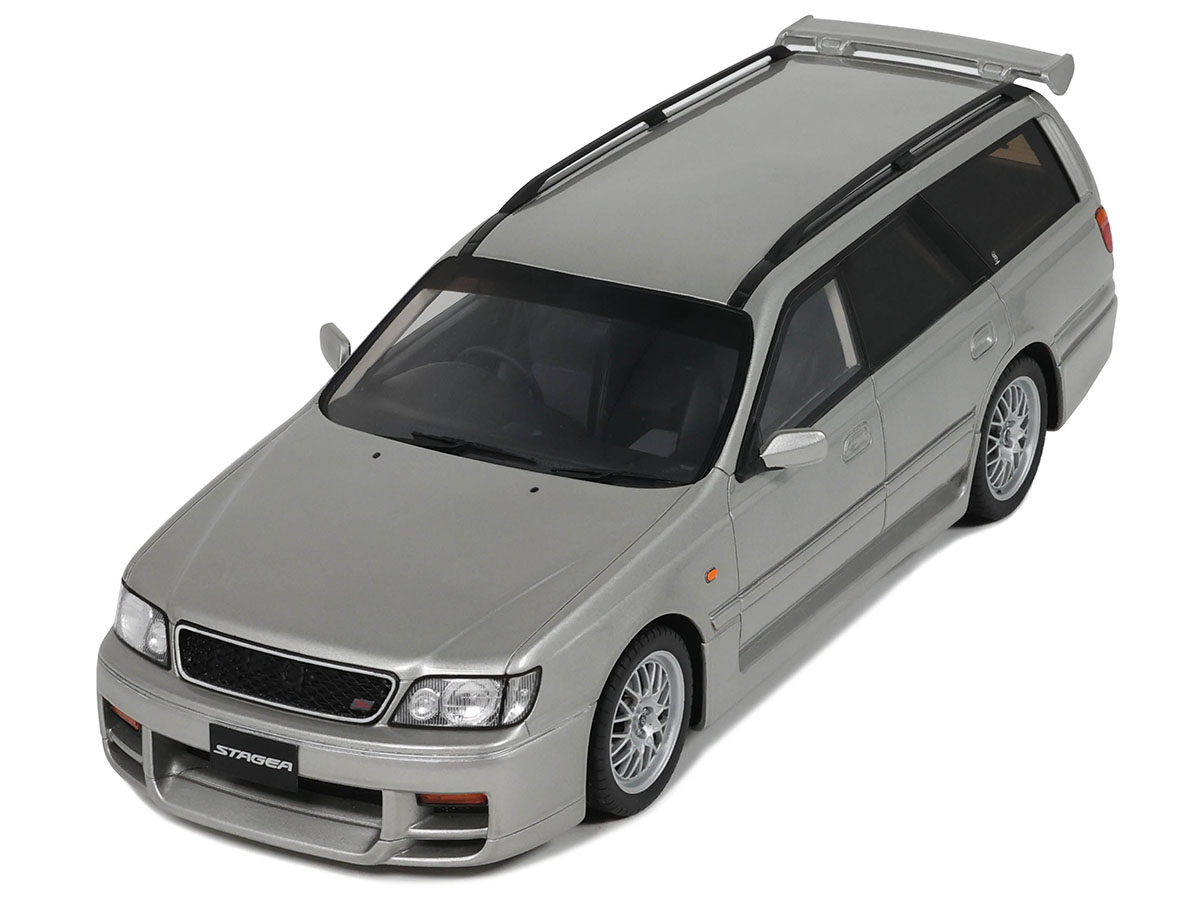 OTTO 1/18 日産 ステージア 260RS オーテック 1997 シルバー Nissan Stagea Autech Version 260RS KR4 1997 1:18 OttOmobile Prata
