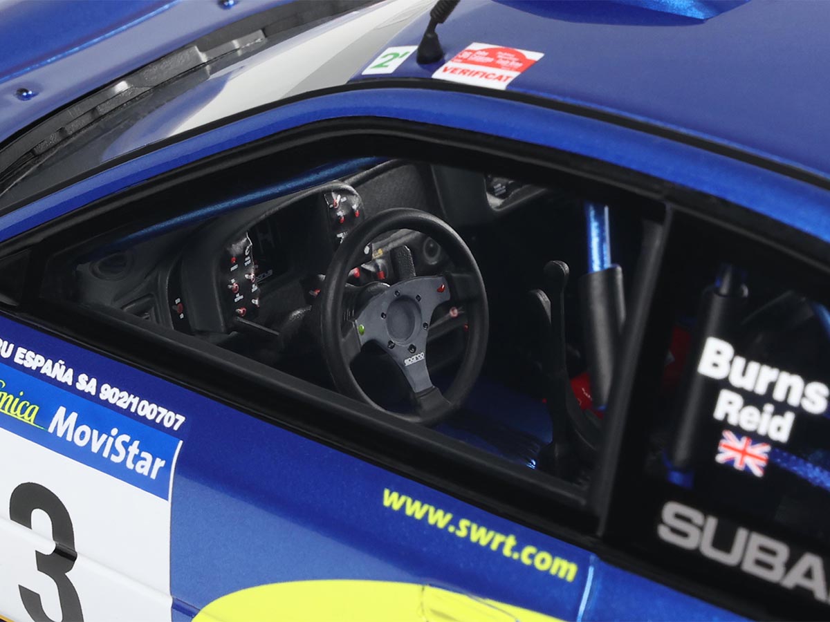 No320ミニカー1/18箱あり SUBARU IMPREZA WRC Subaru Impreza S6 WRC Rally Catalunya 2000 1:18 OttOmobile - 20