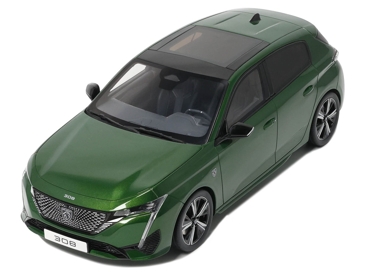 PRÉ-VENDA *** Peugeot 308 GT 2022 1:18 OttOmobile Verde - 19 anos