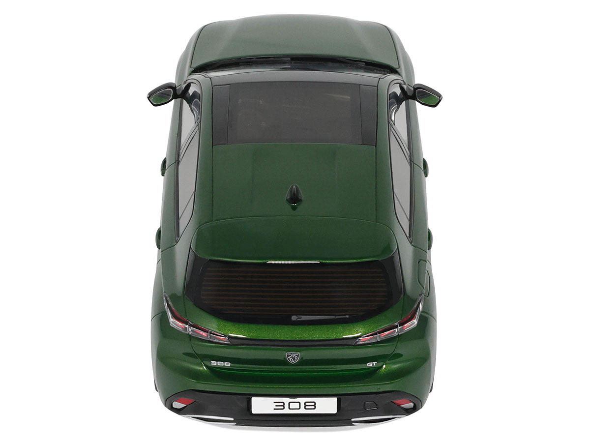 Peugeot 308 GT 2022 1:18 OttOmobile Verde - 20 anos! Loja on-line