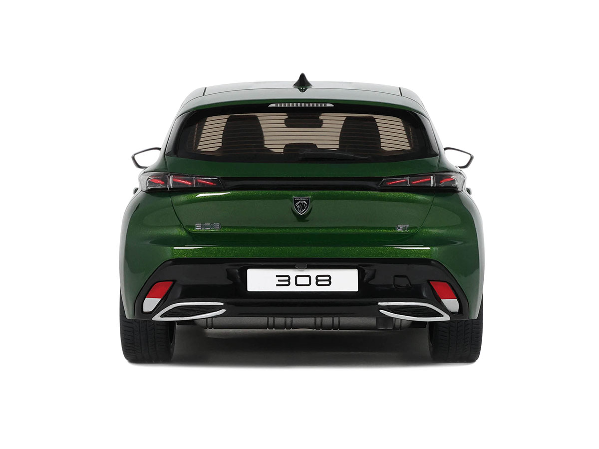 Peugeot 308 GT 2022 1:18 OttOmobile Verde - 20 anos! Loja on-line