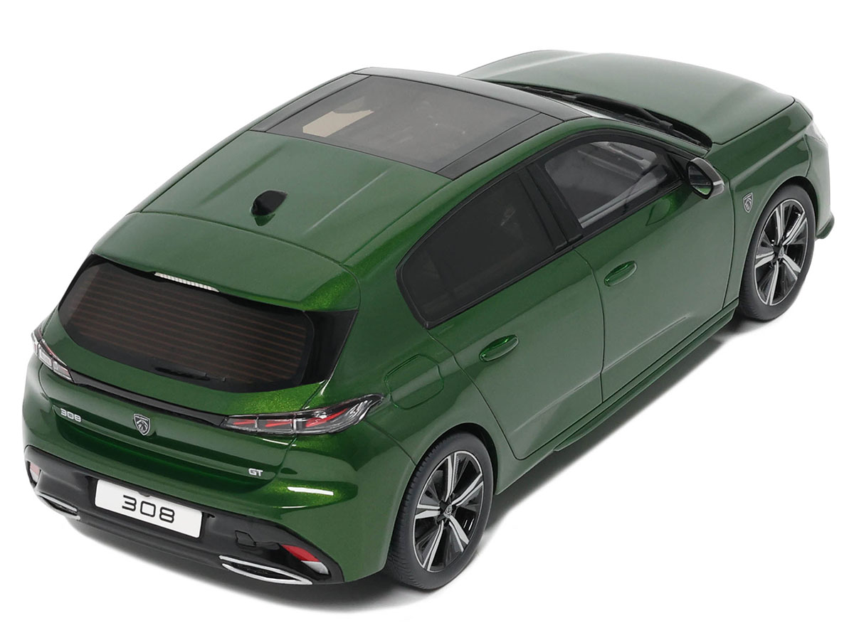 Peugeot 308 GT 2022 1:18 OttOmobile Verde - 20 anos! Loja on-line