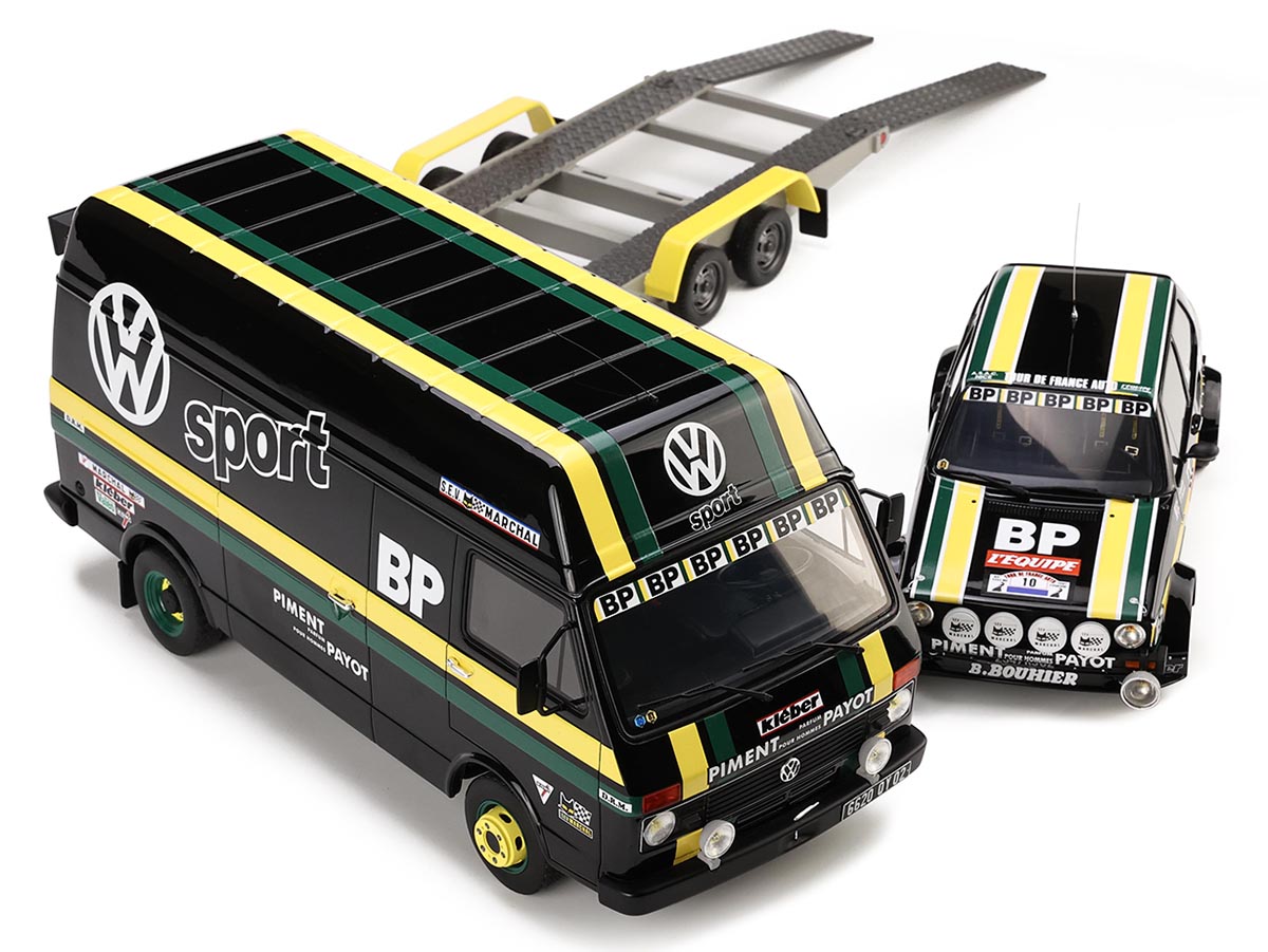 Volkswagen LT35 Van + Golf GTi MK1 GR.2 1:18 OttOmobile - 20 anos