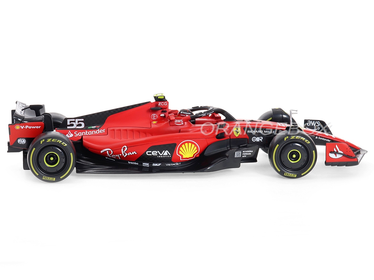 Fórmula 1 Ferrari SF23 2023 Carlos Sainz Jr 1:18 Bburago - 19 anos