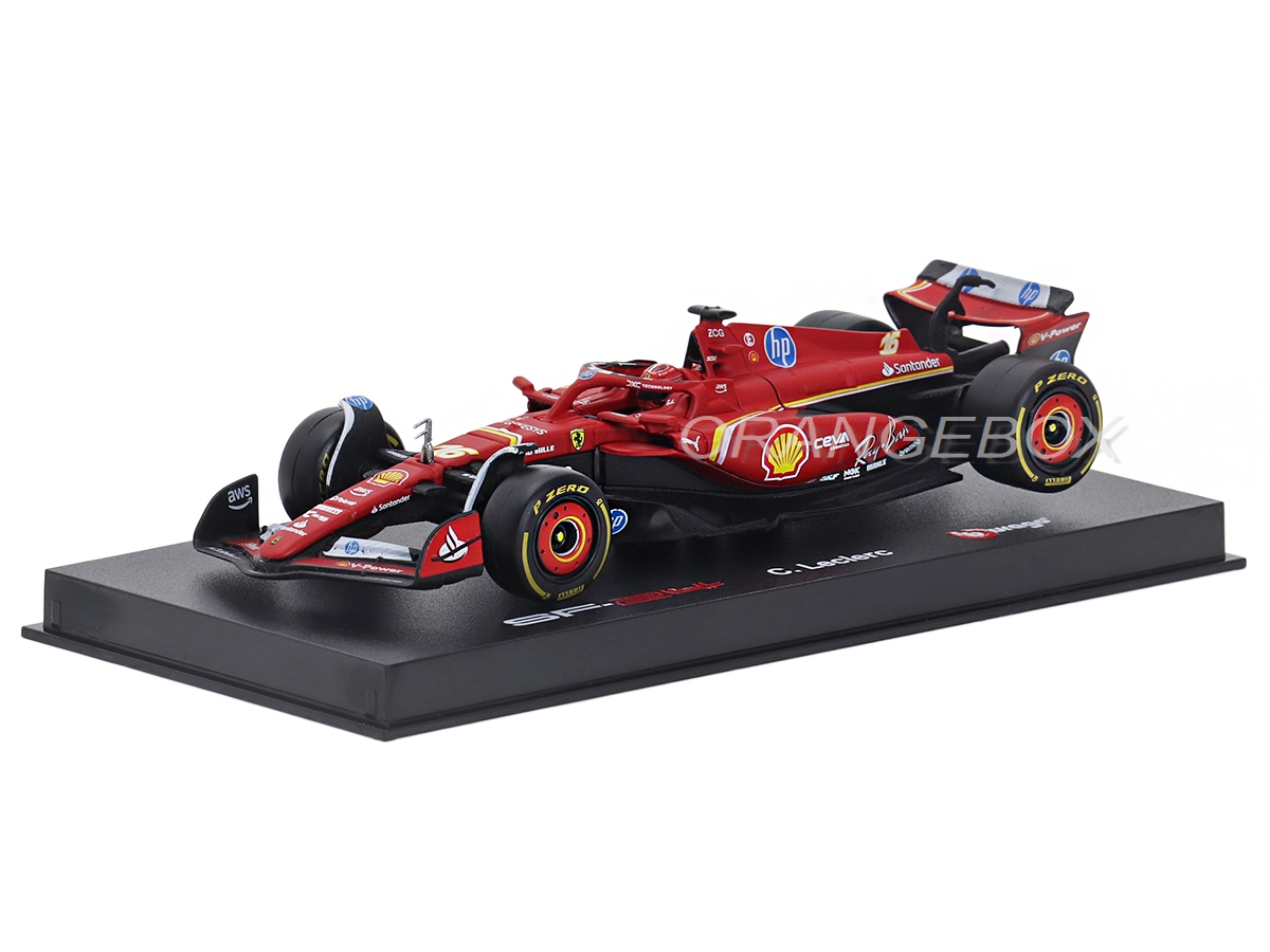 Fórmula 1 Ferrari SF24 Charles Leclerc 2024 1:43 Bburago c