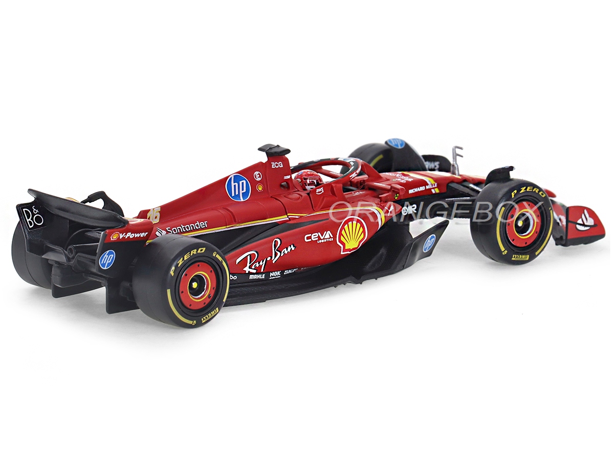 Fórmula 1 Ferrari SF24 Charles Leclerc 2024 1:43 Bburago c