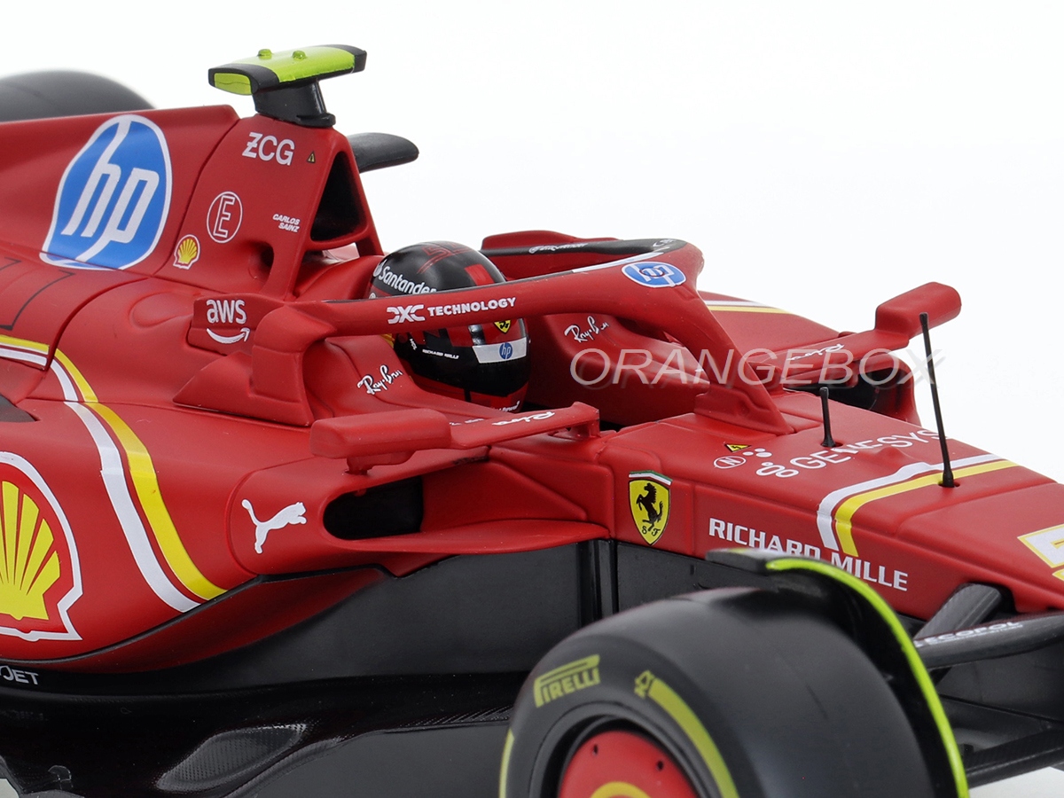 Fórmula 1 Ferrari SF24 2024 Carlos Sainz Jr 1:18 Bburago - 20 anos