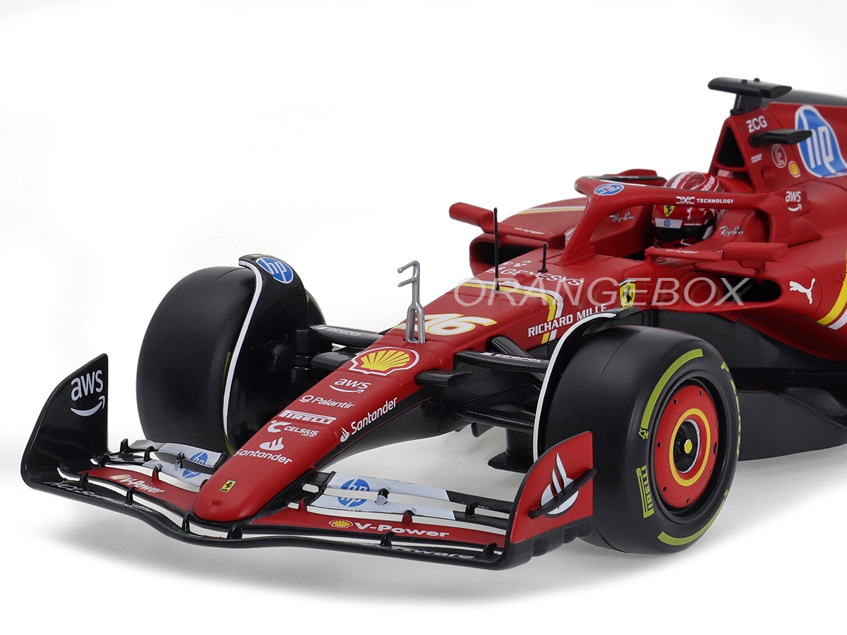 Fórmula 1 Ferrari SF24 2024 Charles Leclerc 1:18 Bburago - 19 anos