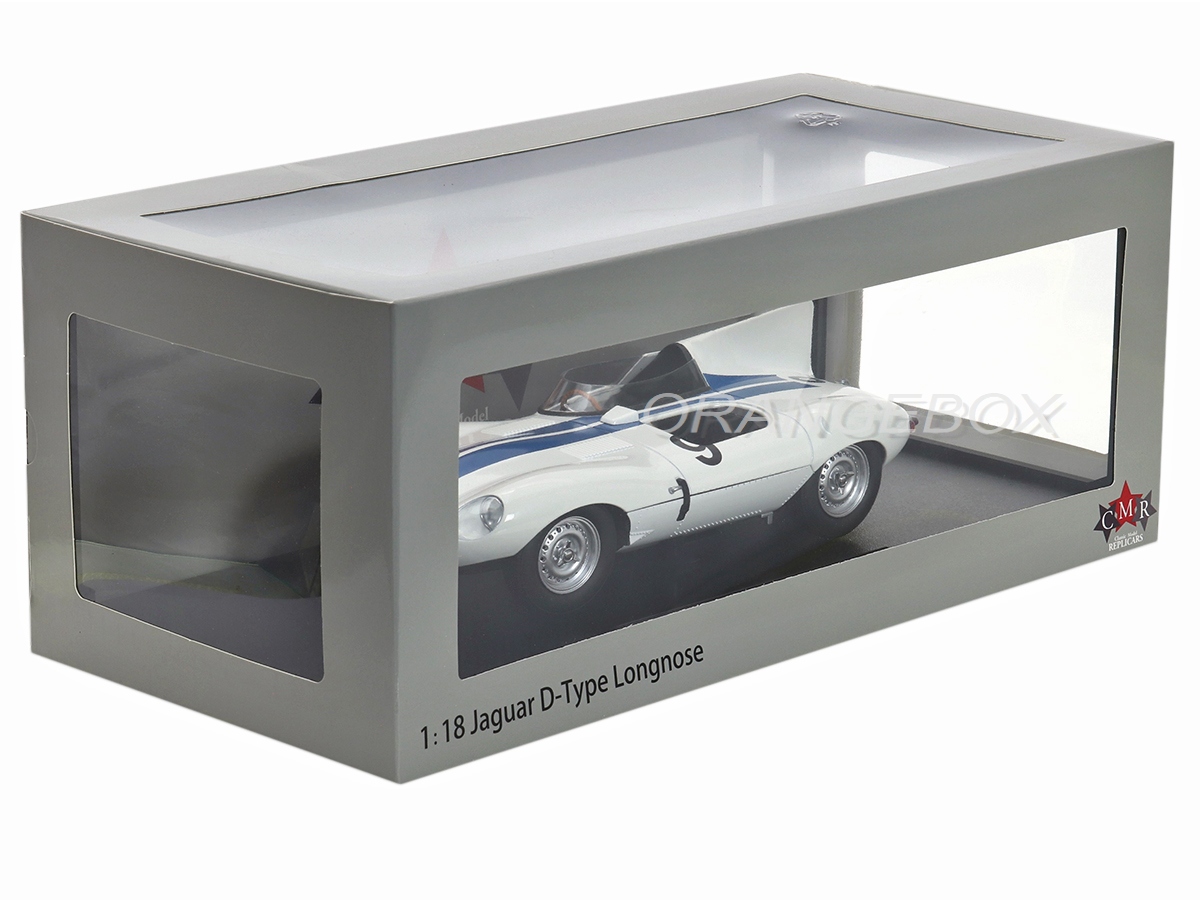 Jaguar D-Type (LN) Le Mans 1955 Walters/Spear 1:18 CMR - 20 anos