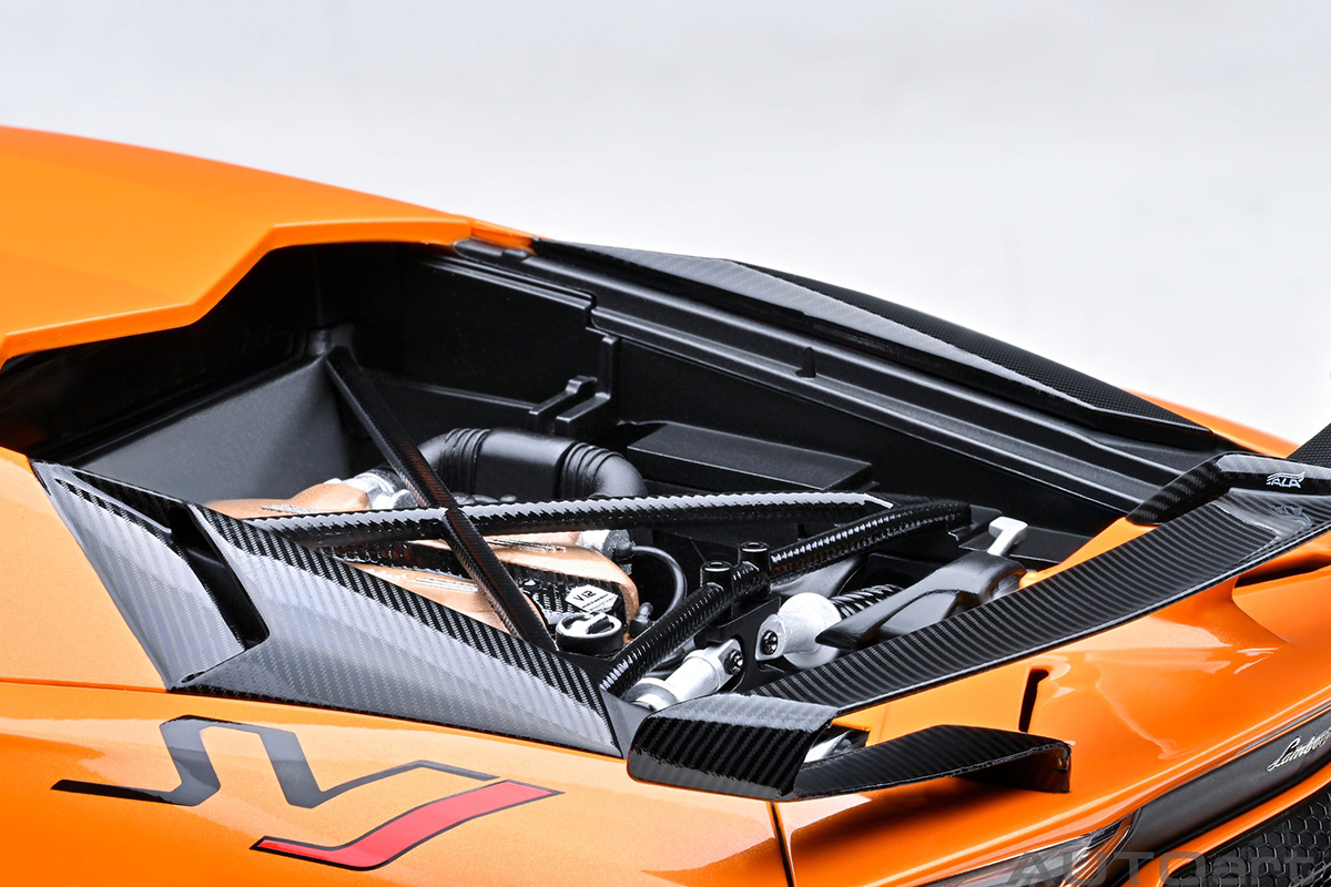 Lamborghini Aventador SVJ 1:18 Autoart Laranja - 20 anos! Loja on