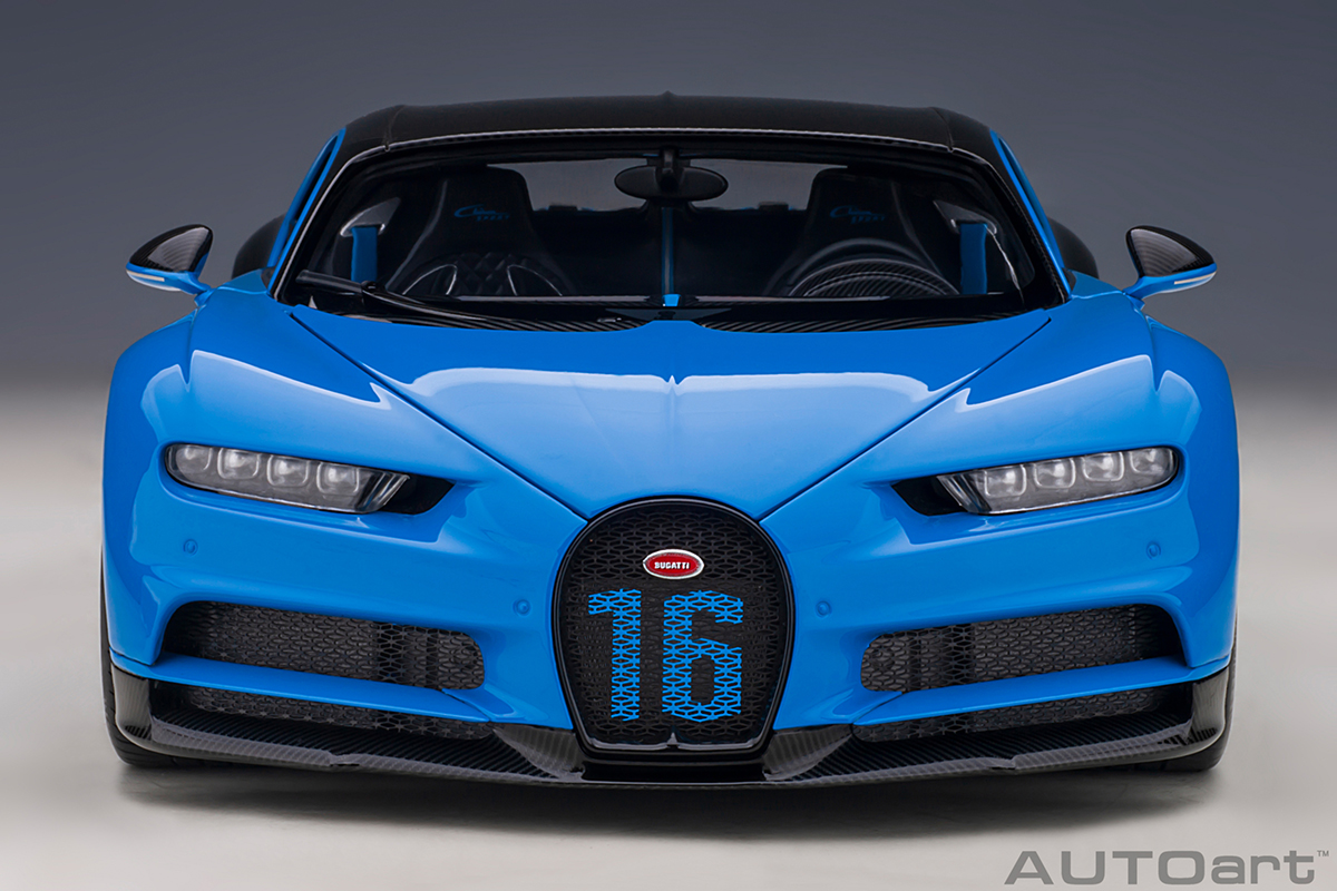 Bugatti Chiron Sport 2019 1:18 Autoart Azul - 20 anos! Loja on