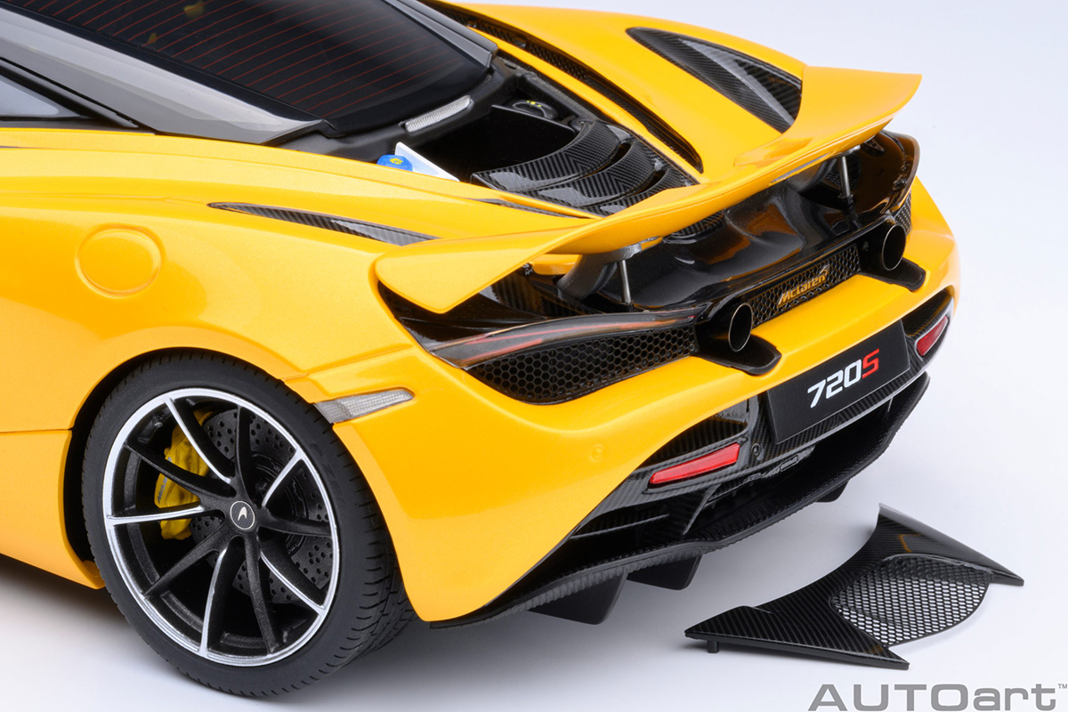 PRÉ-VENDA *** McLaren 720S 1:18 Autoart Amarelo - 19 anos! Loja on