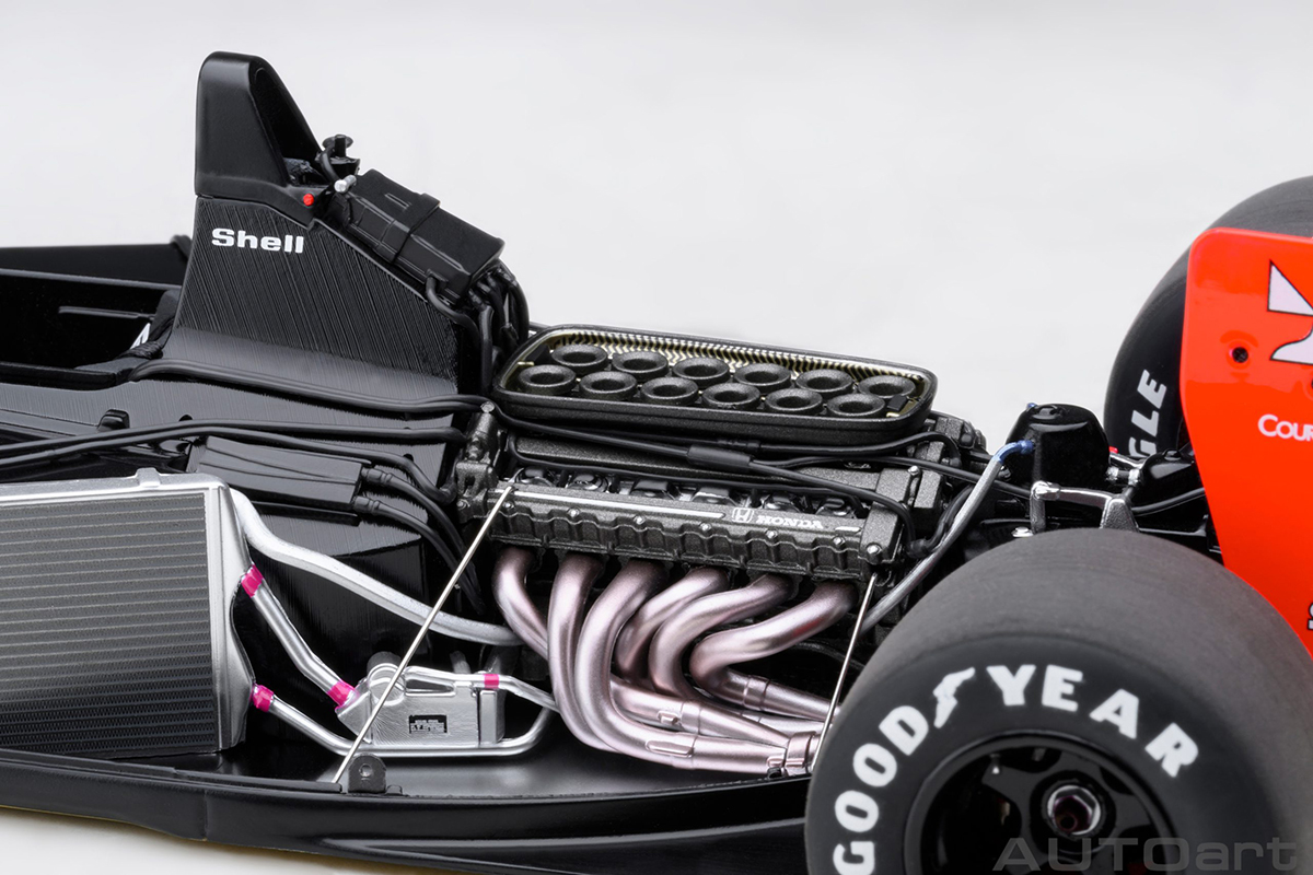 Fórmula 1 McLaren Honda MP4/6 1991 Ayrton Senna 1:18 Autoart (sem