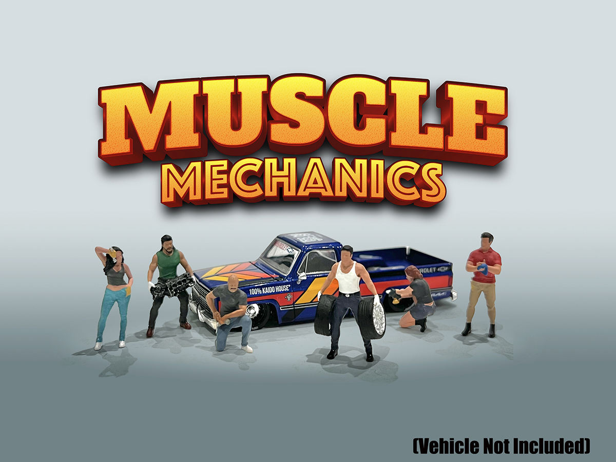 マッスルアクションテクニック DVD 特典セット Muscle Mechanics Figure Set 1:64 American Diorama - 20 anos! Loja