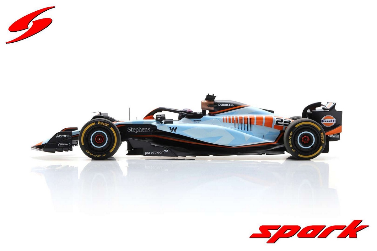 Fórmula 1 Williams Racing FW45 GP Singapura 2023 Alex Albon 1:18