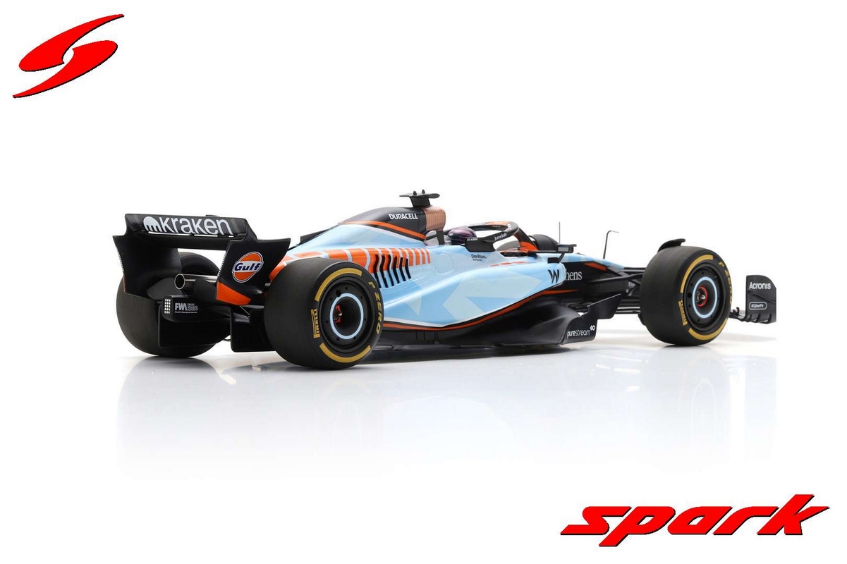 Fórmula 1 Williams Racing FW45 GP Singapura 2023 Alex Albon 1:18