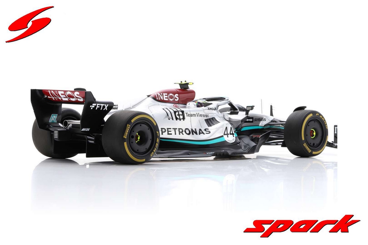 Spark 2022 メルセデス AMG F1 W13 ベルギーGP 1/43 Fórmula 1 Mercedes AMG Petronas F1 W13 GP Bélgica 2022 Lewis