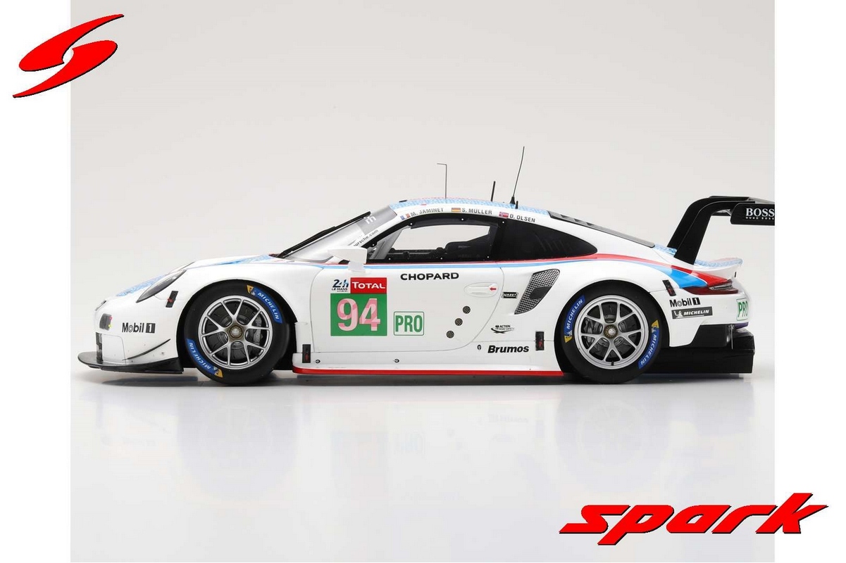 Porsche 911 RSR Porsche GT Team 24Hs Le Mans 2019 1:18 Spark - 20