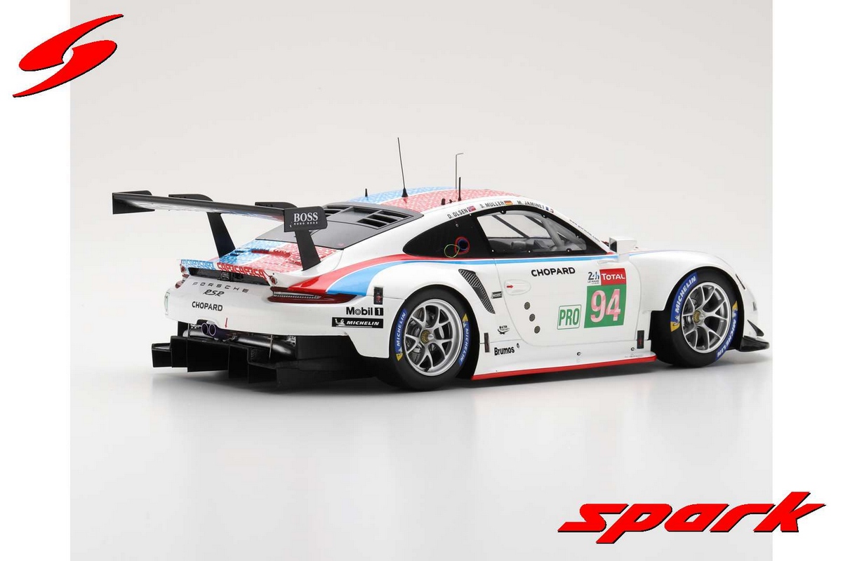 Porsche 911 RSR Porsche GT Team 24Hs Le Mans 2019 1:18 Spark - 20