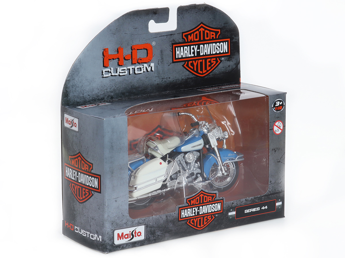 Harley Davidson FLH Electra Glide 1966 Maisto 1:18 Série 44 - 20