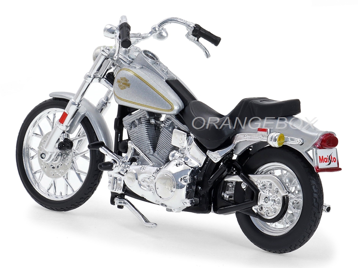 Harley Davidson FXST Softail 1984 Maisto 1:18 Série 44 - 20 anos