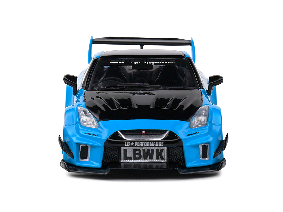 Nissan GTR35 LBWK Silhouette 2019 1:43 Solido Azul - 20 anos! Loja