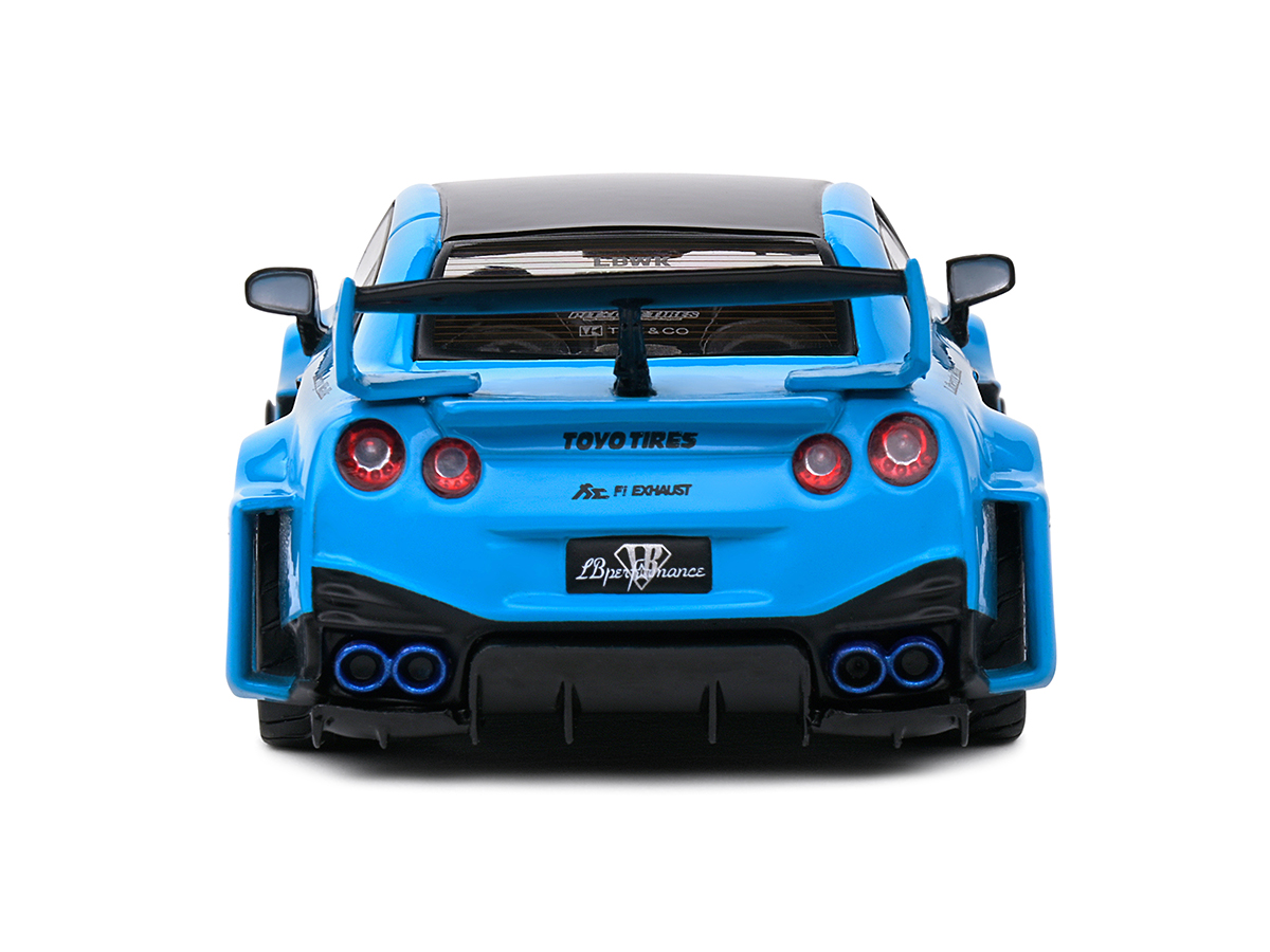 Nissan GTR35 LBWK Silhouette 2019 1:43 Solido Azul - 20 anos! Loja