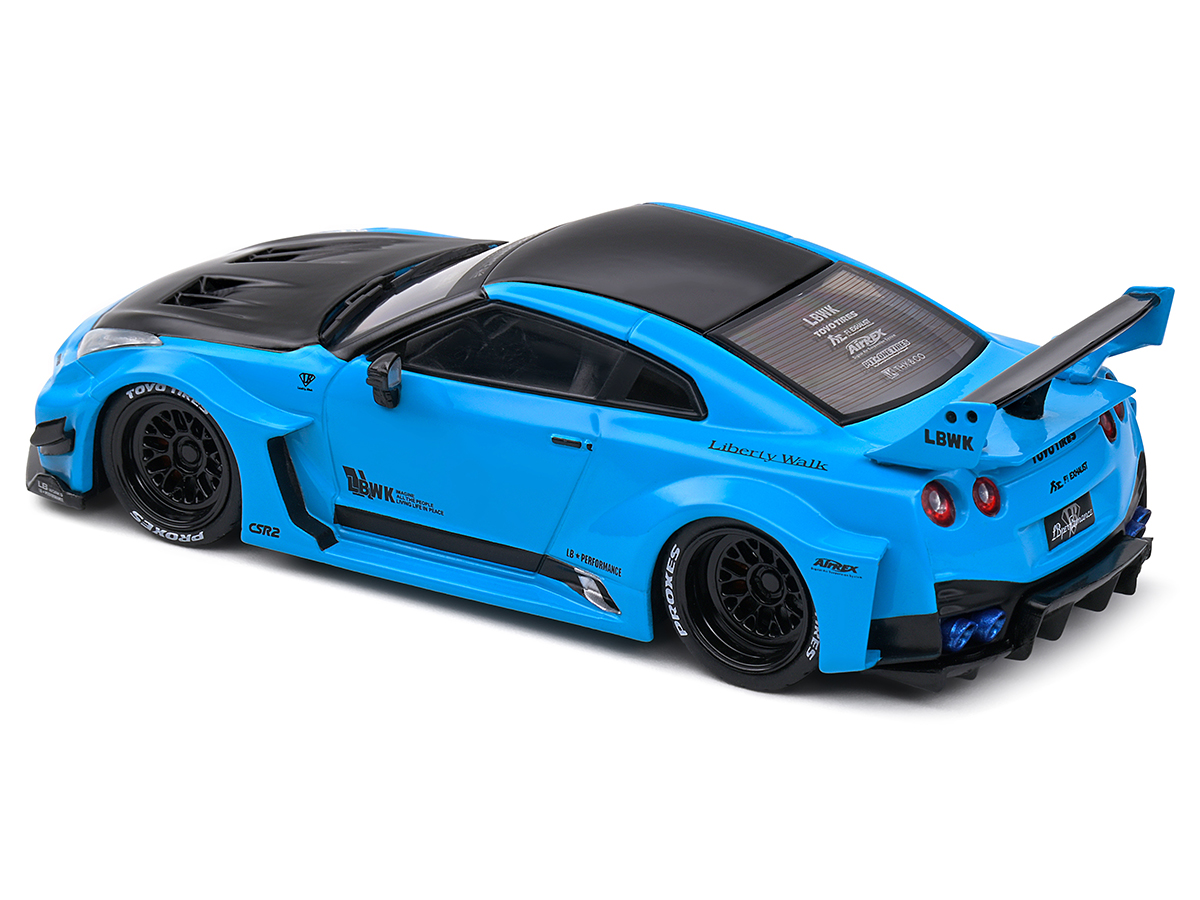 LIBERTY WALK NISSAN GT-R ミニカー 1/43 1/43スケール TARMAC WORKS「LB-WORKS NISSAN GT-R R35 Type2 