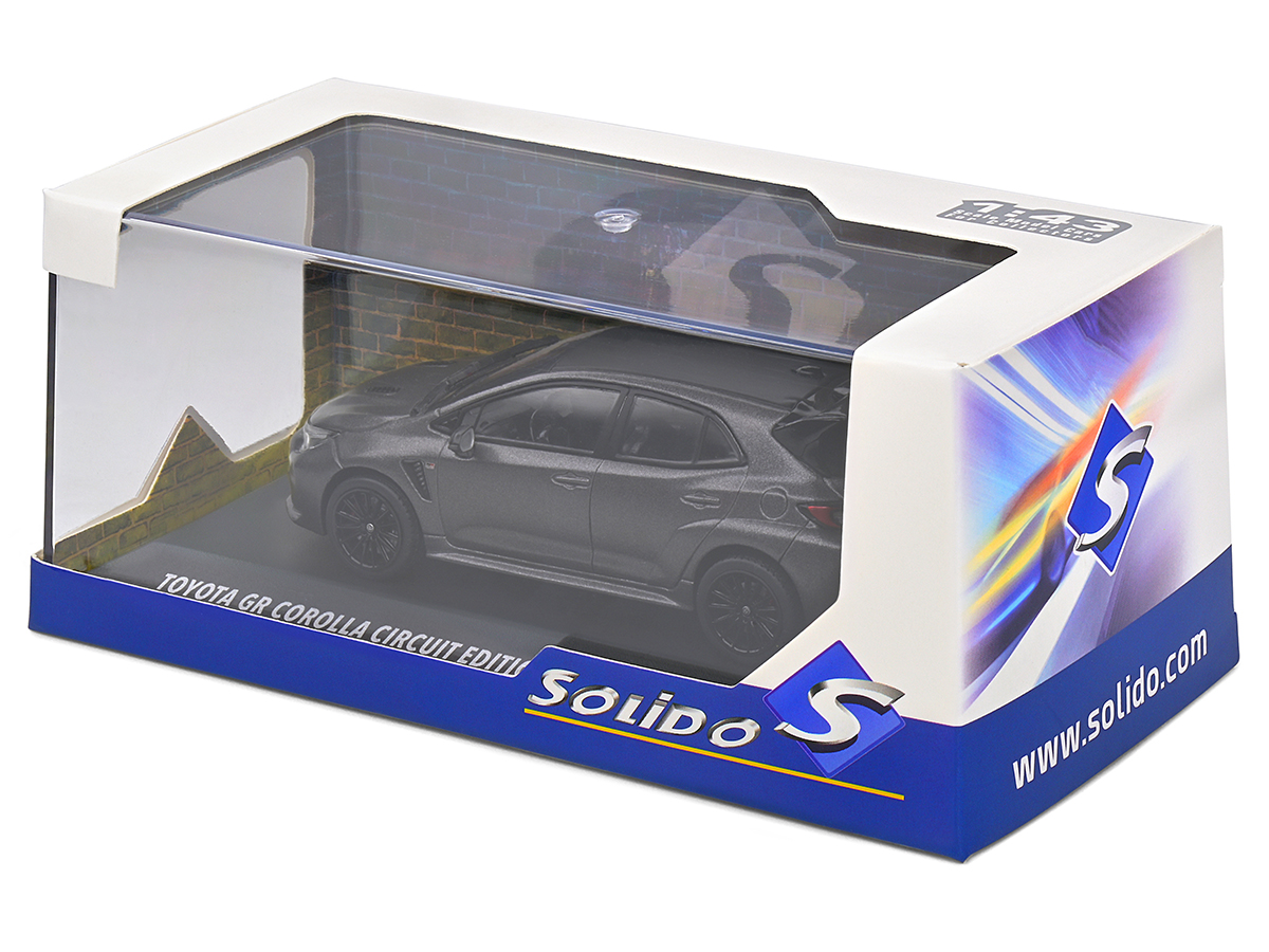 Toyota Corolla GR Circuit Edition 2023 1:43 Solido Cinza - 20 anos