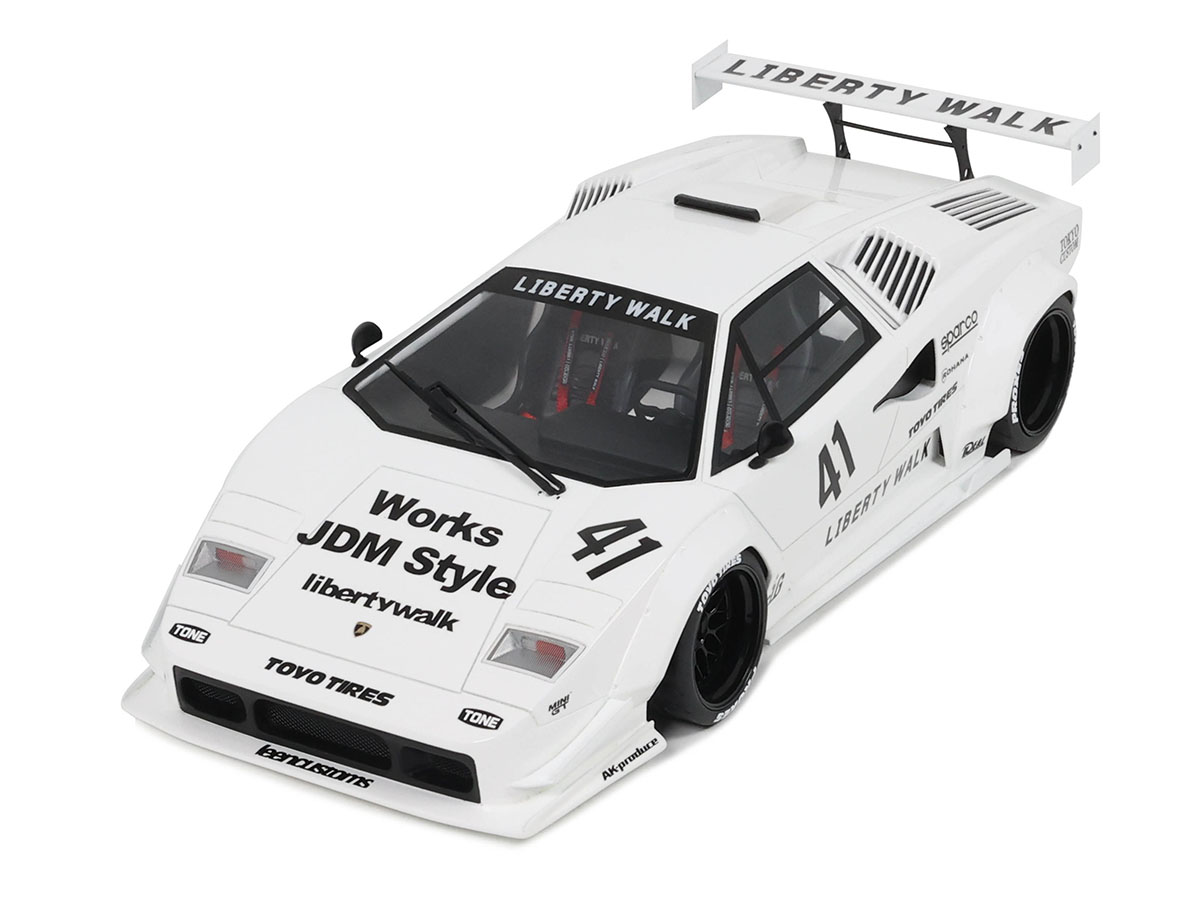 Lamborghini Countach LB-Works 2023 1:18 GT Spirit Branco - 20 anos