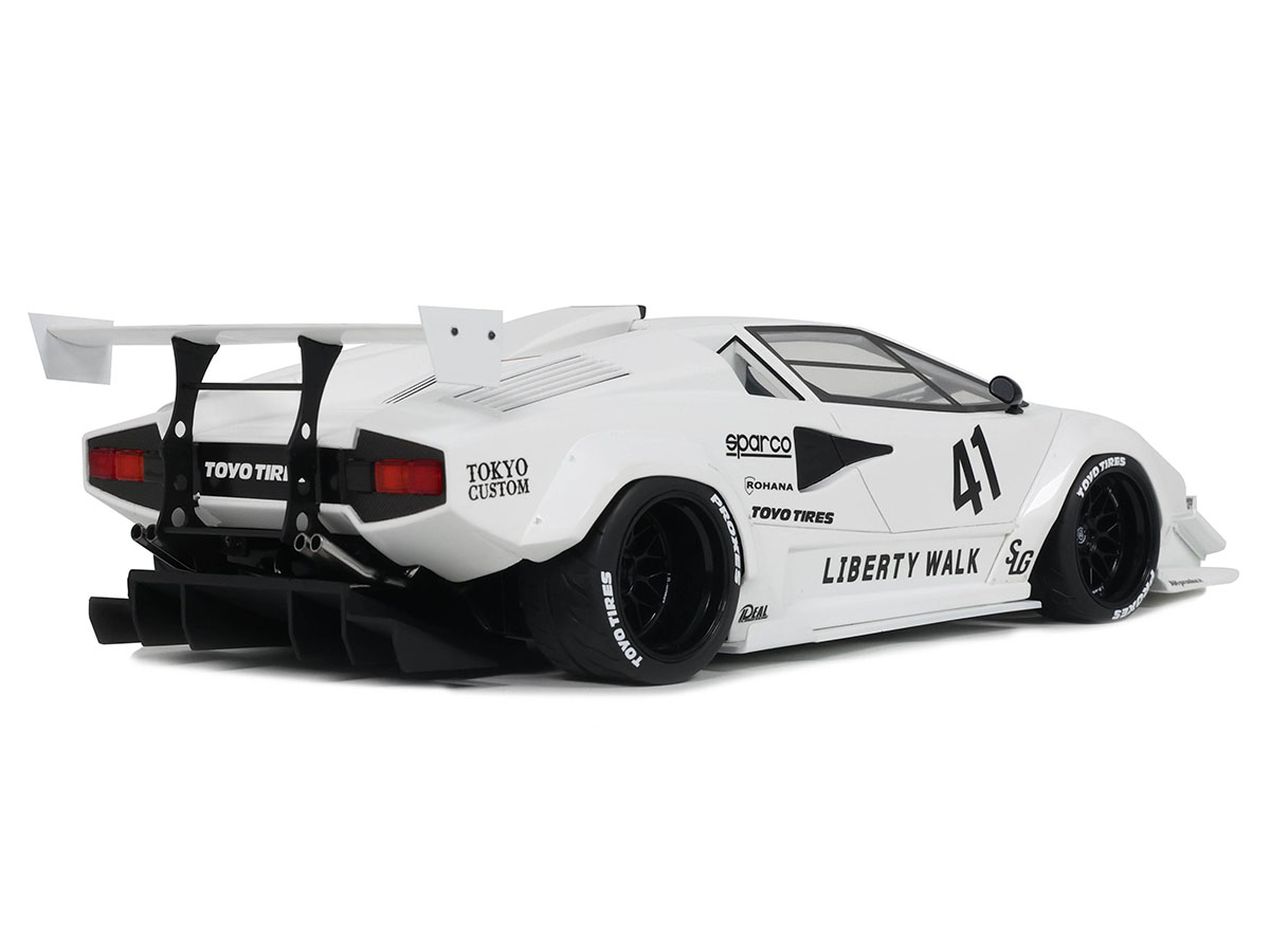 Lamborghini Countach LB-Works 2023 1:18 GT Spirit Branco - 20 anos
