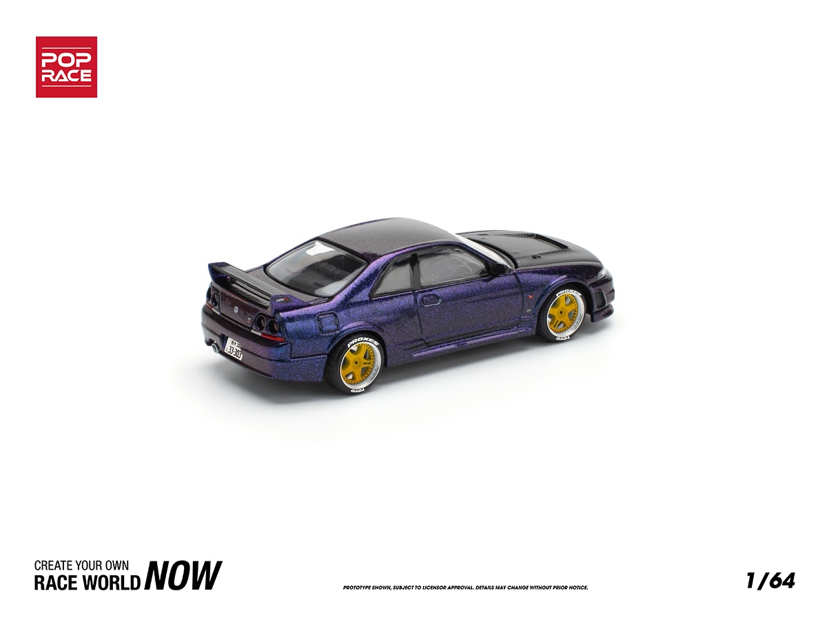 Nissan Skyline GT-R R33 Nismo Midnight Purple1:64 POP RACE - 20