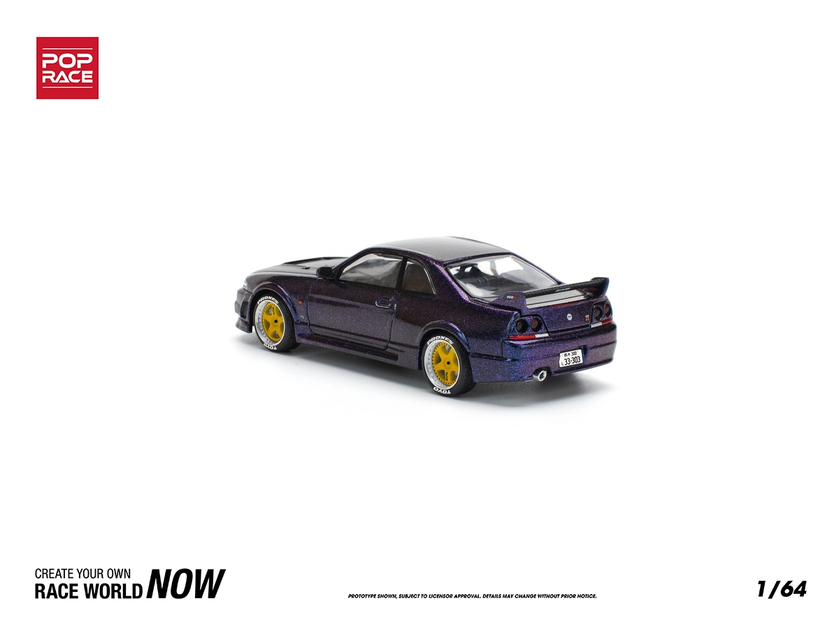 Nissan Skyline GT-R R33 Nismo Midnight Purple1:64 POP RACE - 19