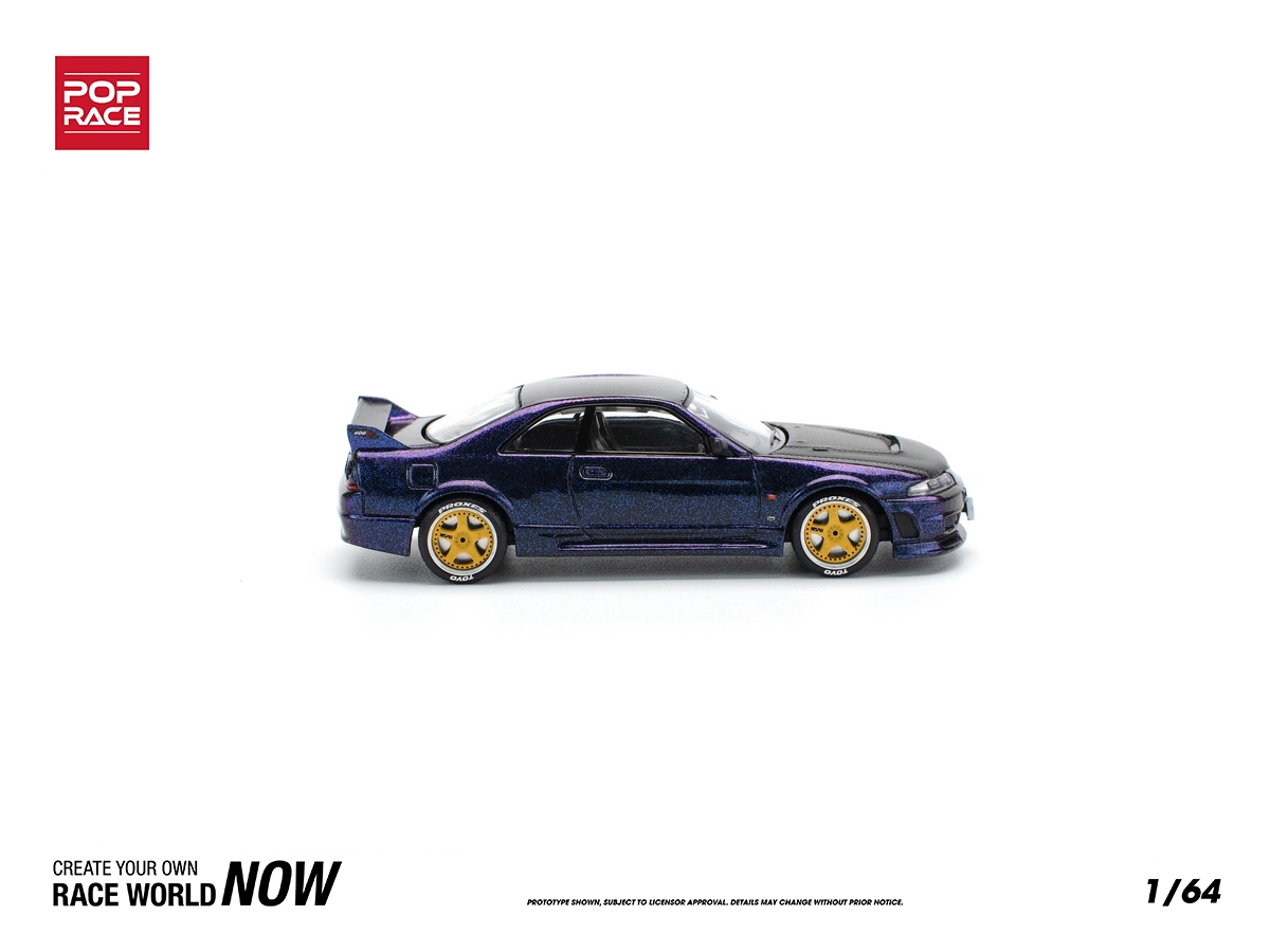 Nissan Skyline GT-R R33 Nismo Midnight Purple1:64 POP RACE - 19