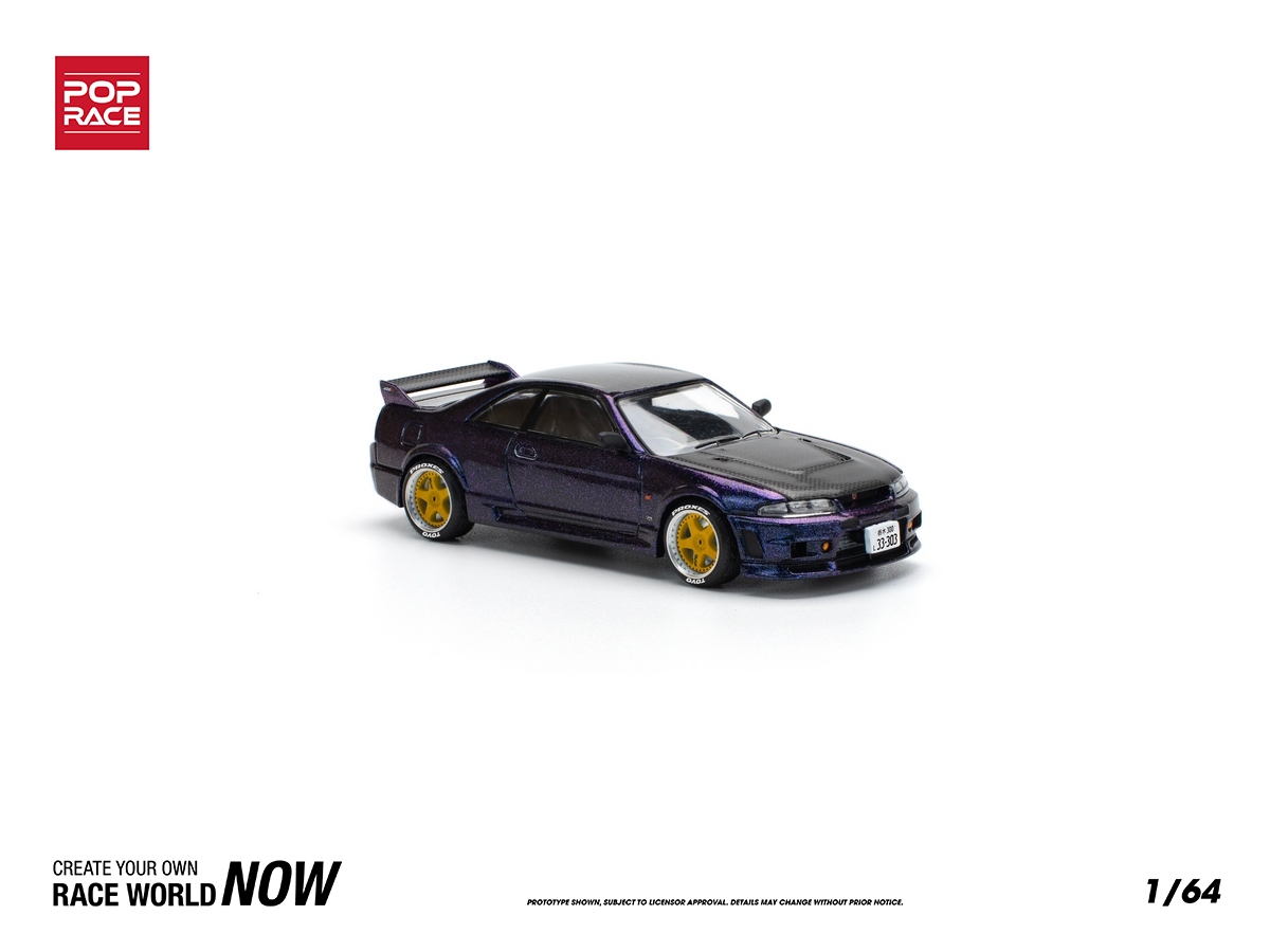 Nissan Skyline GT-R R33 Nismo Midnight Purple1:64 POP RACE - 20