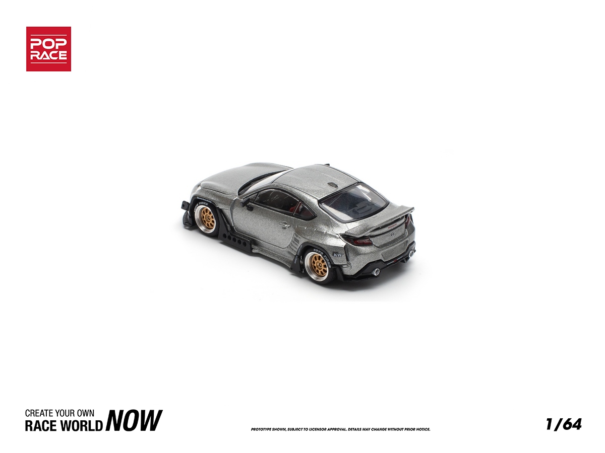 Toyota GT86 Pandem Body Kit 1:64 POP RACE Prata - 20 anos! Loja on