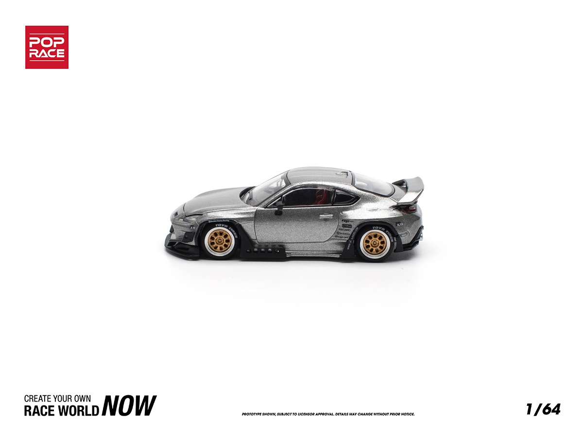 TOYOTA86ボディ PRÉ-VENDA *** Toyota GT86 Pandem Body Kit 1:64 POP RACE Prata - 19