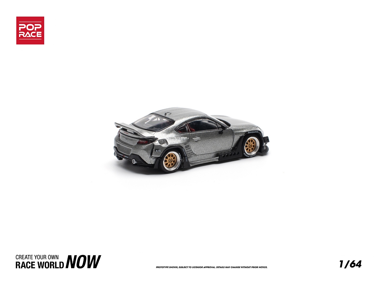 Toyota GT86 Pandem Body Kit 1:64 POP RACE Prata - 20 anos! Loja on