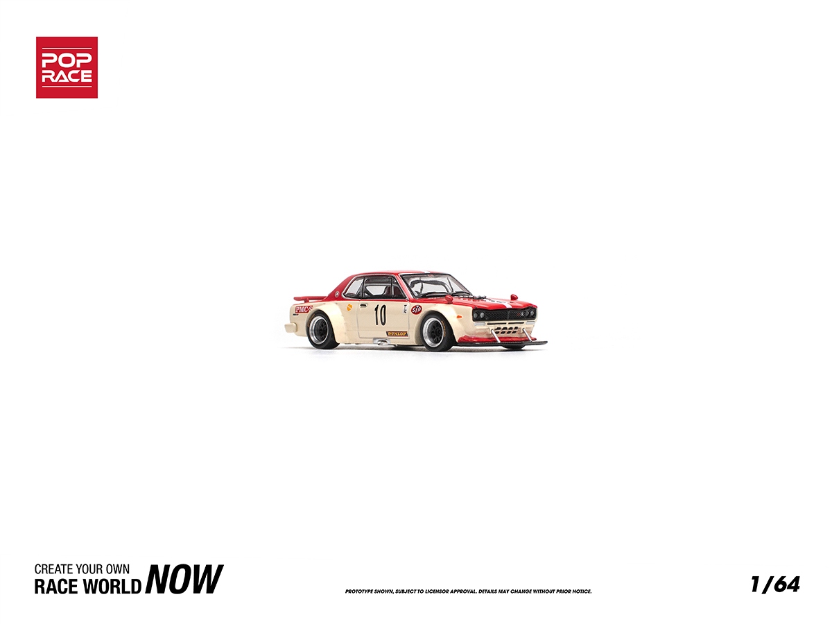 AUTOart NISSAN SKYLINE GT−R RACING NO.8 Nissan Skyline GT-R V8 Drift (HAKOSUKA) Watanabe 1:64 POP RACE