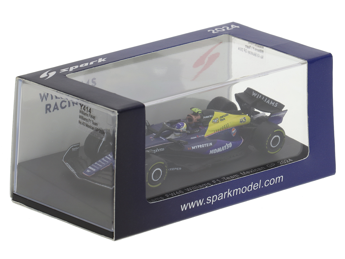 Fórmula 1 Williams FW46 Williams F1 Team GP México Franco