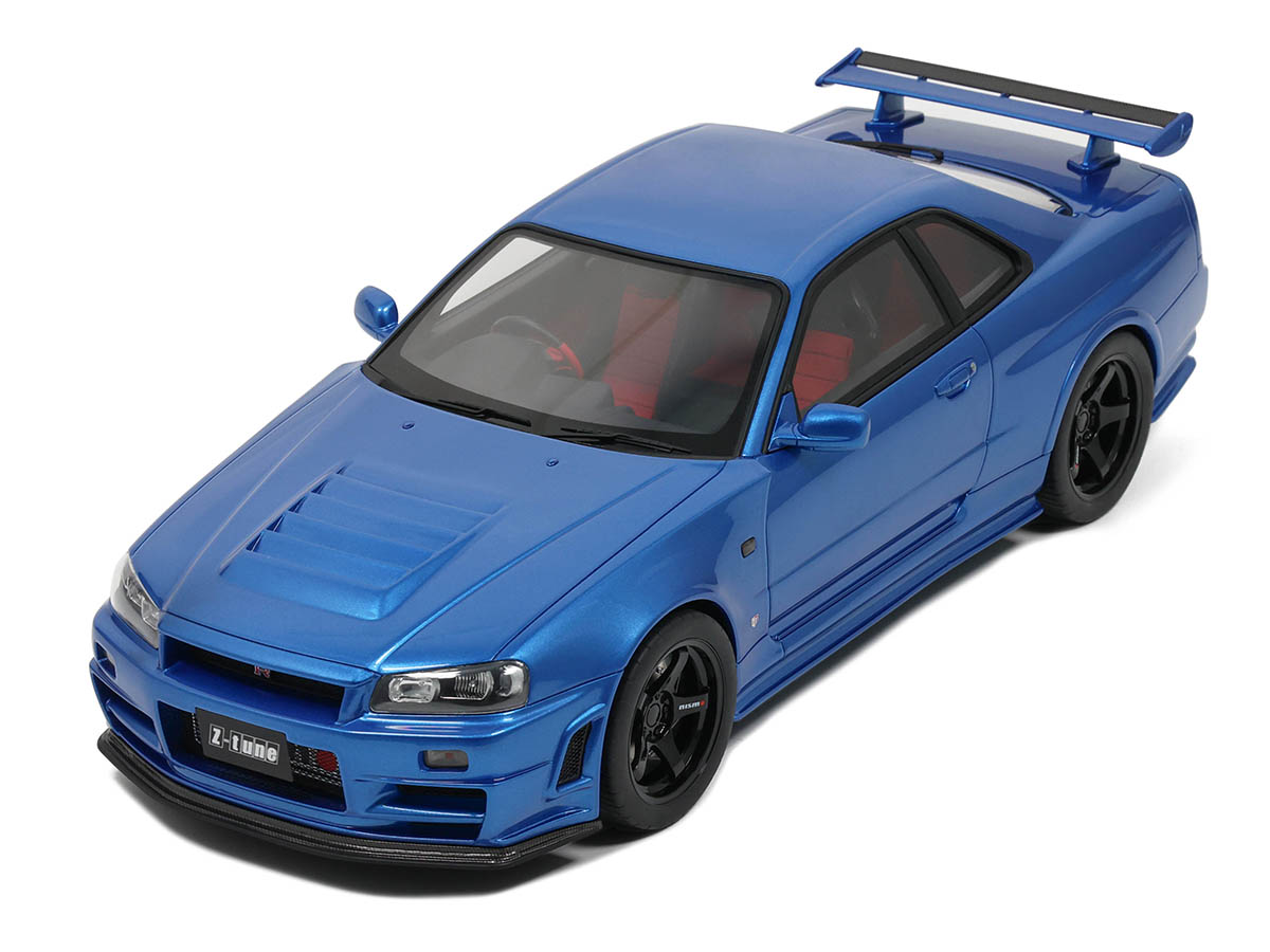 Nissan Nismo R34 GT-R Z-Tune 2005 1:12 OttOmobile Azul - 20 anos