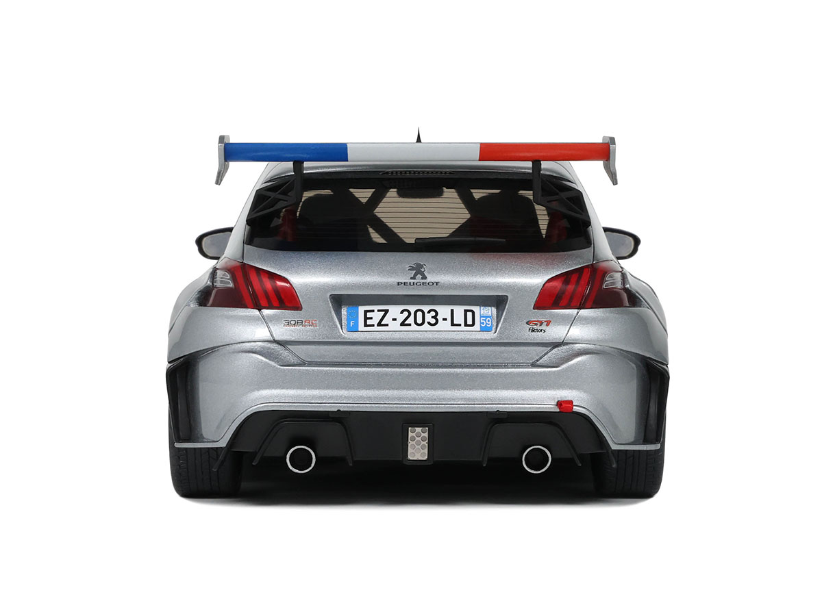 Peugeot 308 RC Byfactory Gris Artense 2020 1:18 OttOmobile Cinza