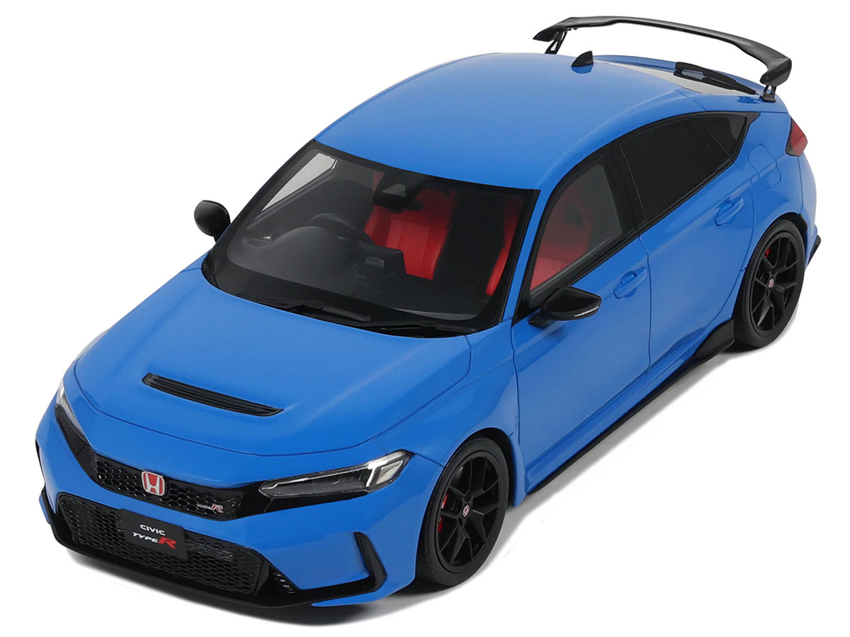 Honda Civic Type R Racing Boost Blue Pearl 2022 1:18 OttOmobile