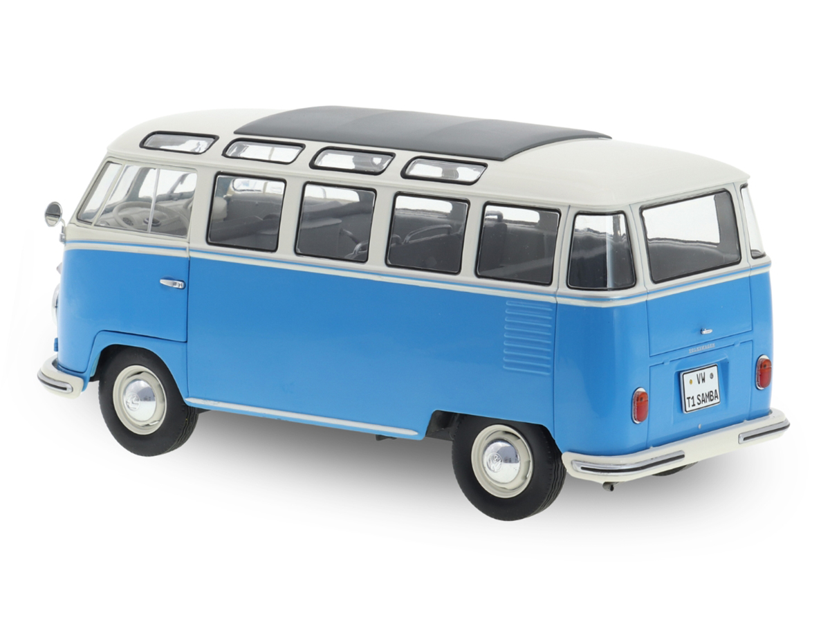 Volkswagen Kombi T1 21 Janelas 1962 1:18 Solido Azul - 20 anos