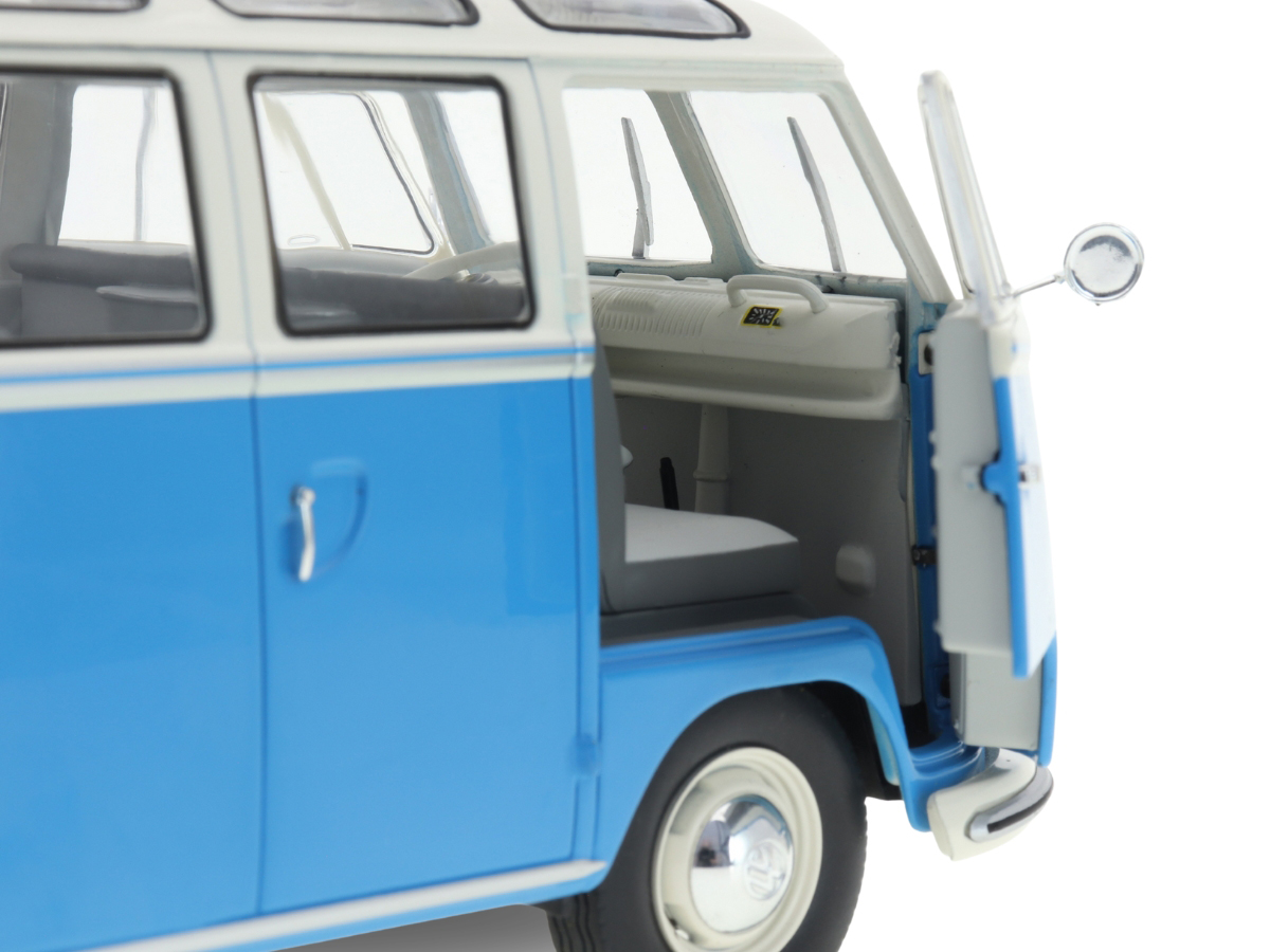 Volkswagen Kombi T1 21 Janelas 1962 1:18 Solido Azul - 20 anos
