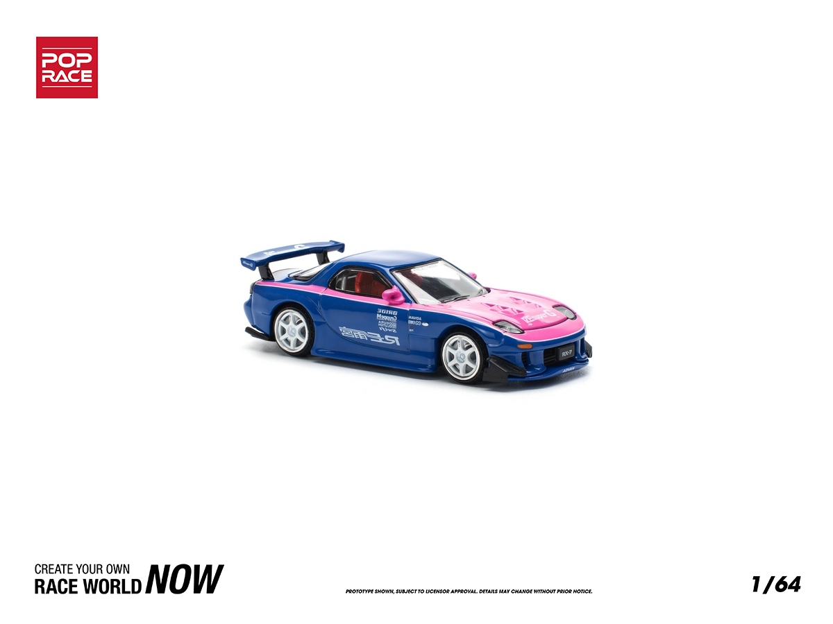 Mazda RX7 RE Amemiya Widebody 1:64 POP RACE - 20 anos! Loja on
